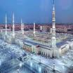 MASJID AL NABAWI IN MEDINA SAUDI ARABIA